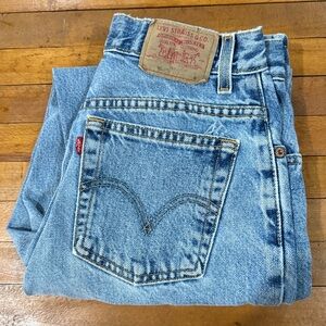 Levis 550 Classic Relaxed Vintage Faded Jeans 26x27" Size 8